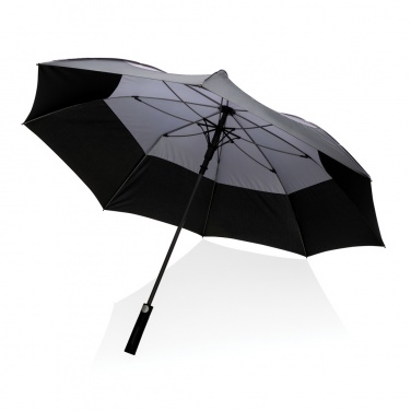 Logotrade promotional product image of: 27" Impact AWARE™ RPET 190T auto open stormproof umbrella