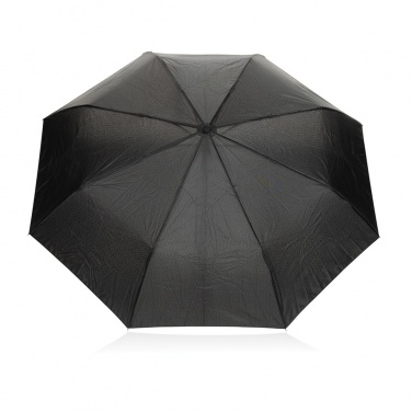 Logo trade promotional merchandise picture of: Yara 21" AWARE™ RPET solid colour umbrella with carabiner