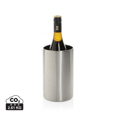 Logo trade promotional giveaways image of: Vino RCS certified recycled stainless steel wine bucket