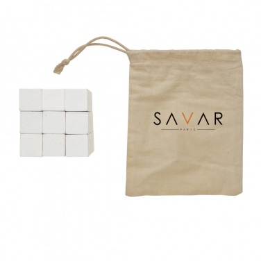 Logo trade advertising products picture of: Wooden brain game in canvas pouch