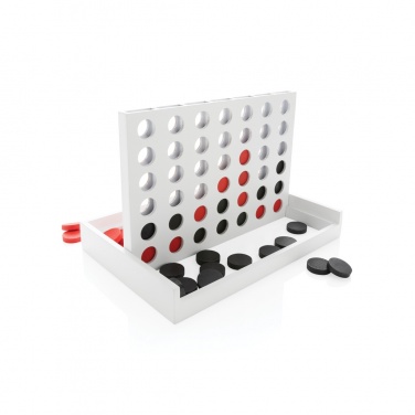 Logo trade corporate gifts image of: Connect four wooden game