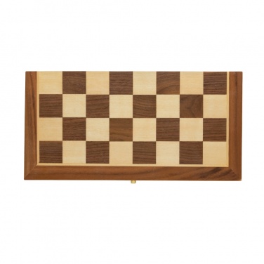 Logotrade promotional product image of: Luxury wooden foldable chess set