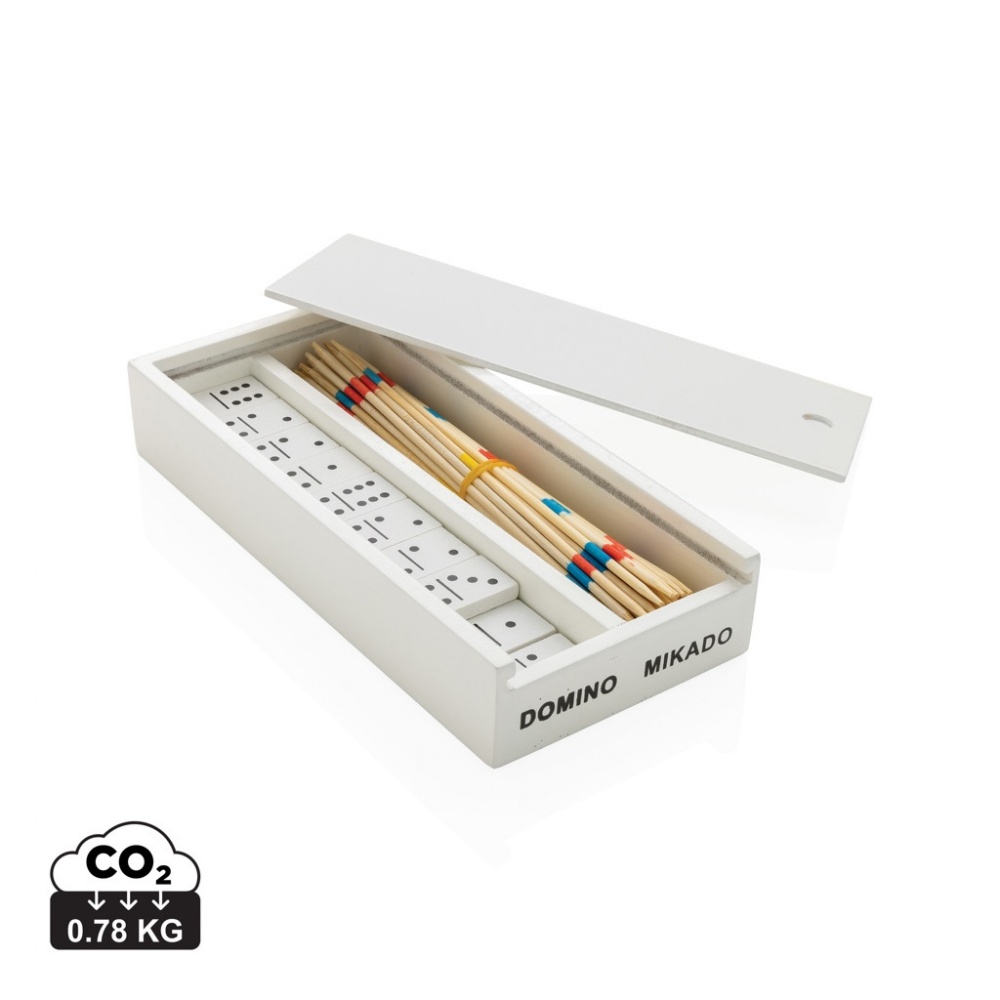 Logotrade promotional gifts photo of: Deluxe mikado/domino in wooden box