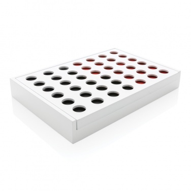 Logo trade advertising products image of: Connect four wooden game