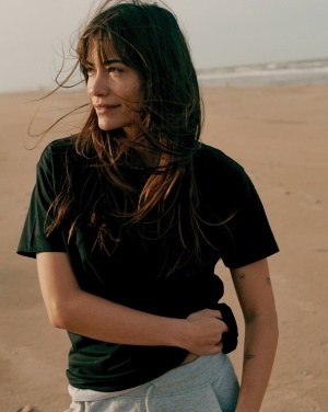 Logo trade business gift photo of: Iqoniq Sierra lightweight recycled cotton t-shirt