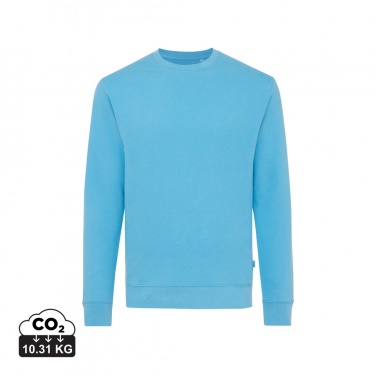 Logo trade promotional merchandise photo of: Iqoniq Zion recycled cotton crew neck