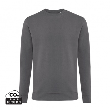 Logo trade promotional merchandise photo of: Iqoniq Zion recycled cotton crew neck