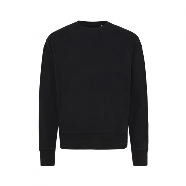 Logo trade promotional items image of: Iqoniq Kruger relaxed recycled cotton crew neck