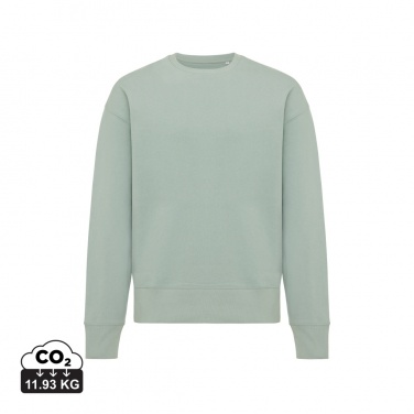 Logo trade promotional gifts picture of: Iqoniq Kruger relaxed recycled cotton crew neck