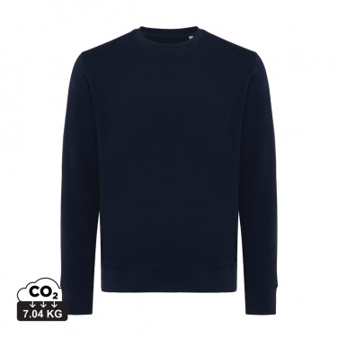 Logo trade business gifts image of: Iqoniq Etosha lightweight recycled cotton crew neck