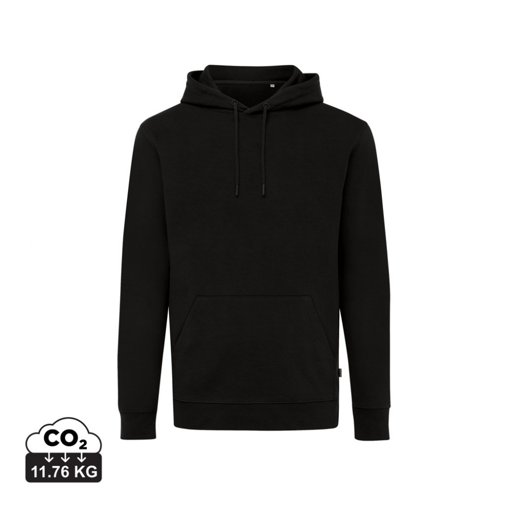 Logo trade corporate gift photo of: Iqoniq Jasper recycled cotton hoodie