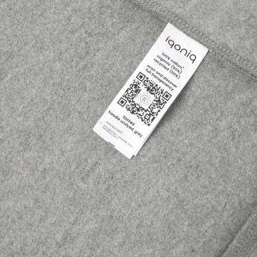 Logo trade business gift photo of: Iqoniq Torres recycled cotton hoodie undyed
