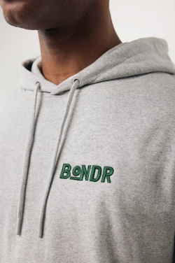 Logo trade corporate gifts image of: Iqoniq Torres recycled cotton hoodie undyed