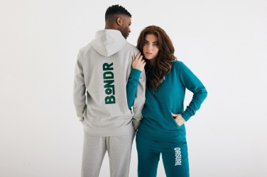 Logotrade promotional product picture of: Iqoniq Torres recycled cotton hoodie undyed