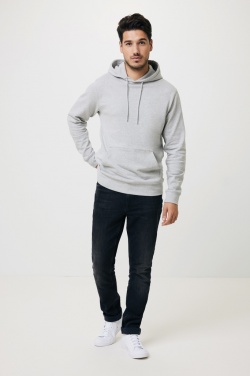 Logo trade promotional merchandise image of: Iqoniq Torres recycled cotton hoodie undyed