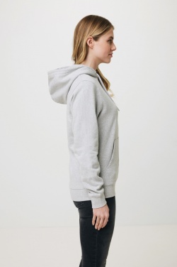 Logo trade promotional giveaways picture of: Iqoniq Torres recycled cotton hoodie undyed