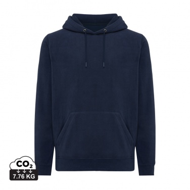 Logo trade promotional giveaway photo of: Iqoniq Trivor recycled polyester microfleece hoodie