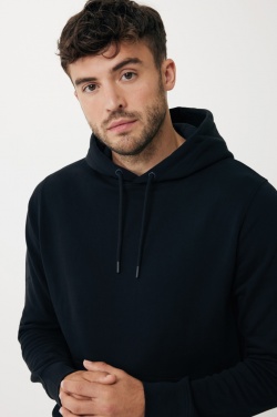 Logo trade promotional giveaway photo of: Iqoniq Rila lightweight recycled cotton hoodie