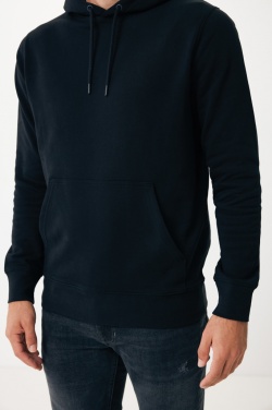 Logo trade promotional gifts picture of: Iqoniq Rila lightweight recycled cotton hoodie