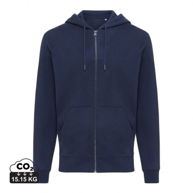 Logo trade advertising products image of: Iqoniq Abisko recycled cotton zip through hoodie