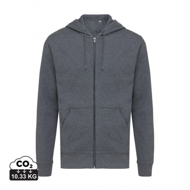 Logotrade promotional giveaway image of: Iqoniq Abisko recycled cotton zip through hoodie