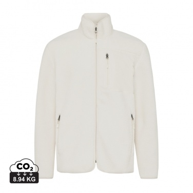 Logo trade corporate gifts image of: Iqoniq Diran recycled polyester pile fleece jacket