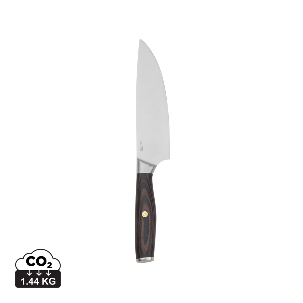 Logo trade promotional item photo of: VINGA Tara RCS recycled steel chef's knife