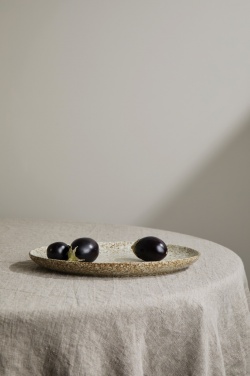 Logo trade promotional gifts image of: VINGA Nuvem stoneware serving plate