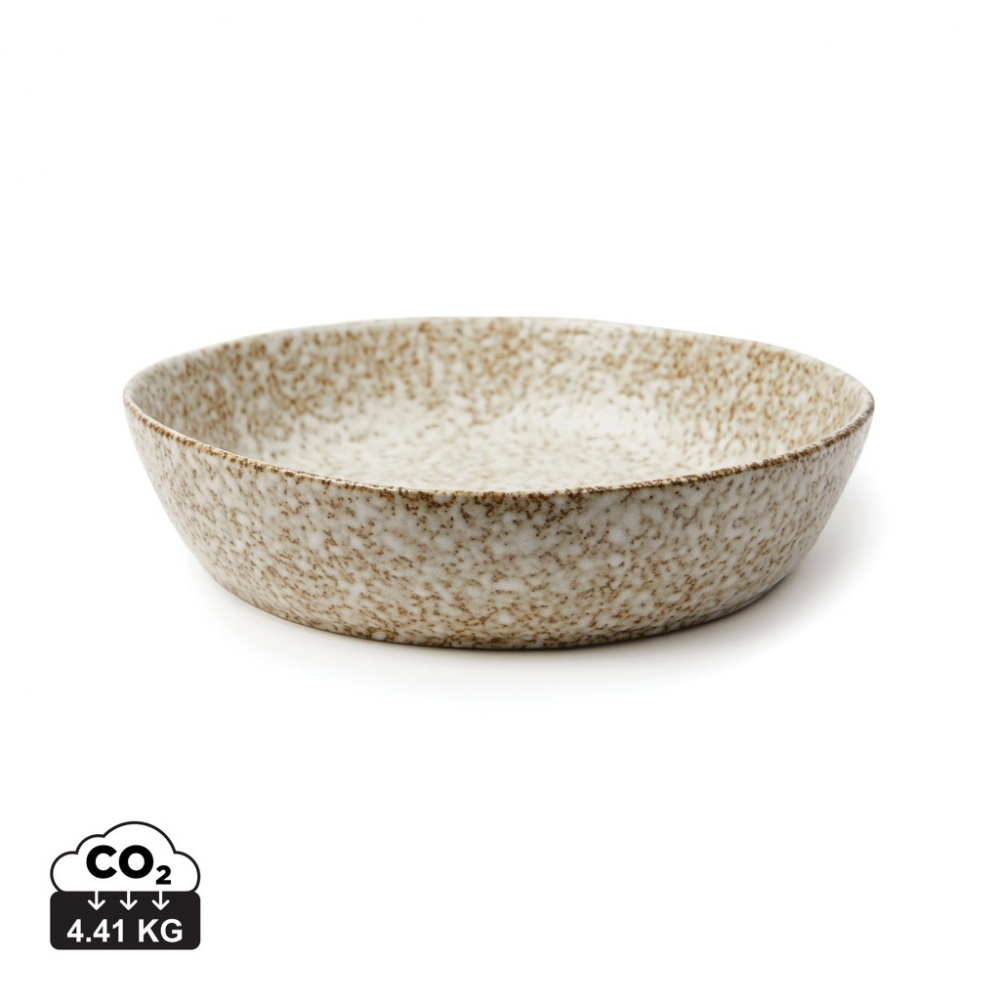 Logo trade promotional merchandise photo of: VINGA Nuvem stoneware serving bowl