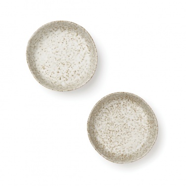 Logo trade promotional items image of: VINGA Nuvem stoneware mini bowl, 2 pcs set
