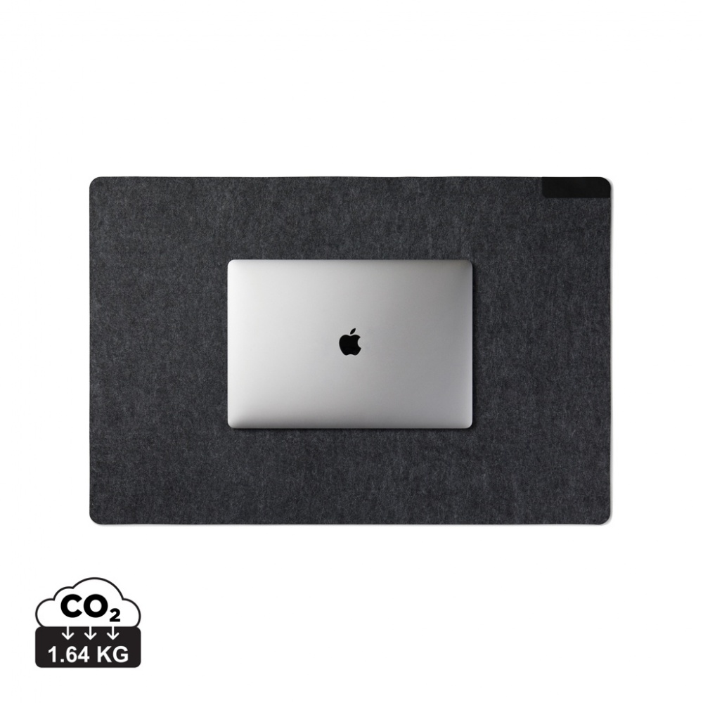 Logotrade promotional product picture of: VINGA Albon GRS recycled felt desk pad