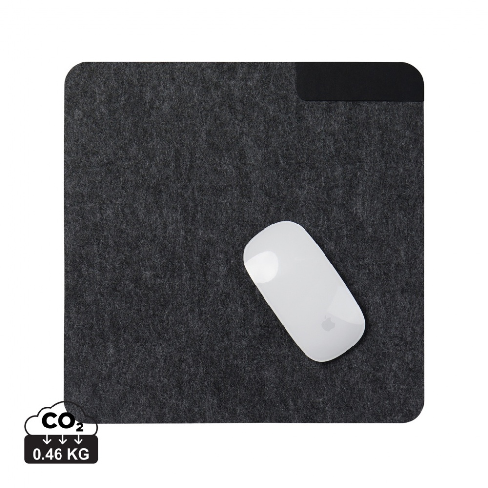Logo trade promotional items picture of: VINGA Albon GRS recycled felt mouse pad