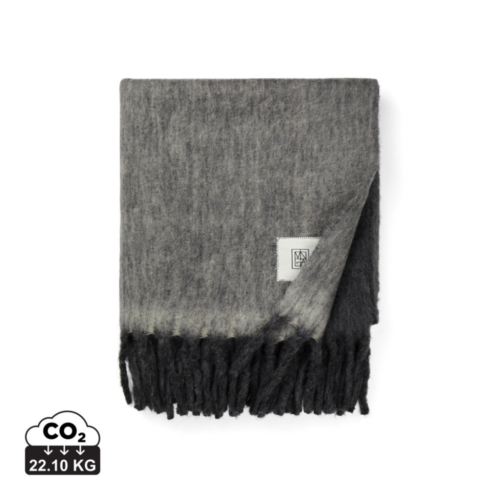 Logotrade promotional item picture of: Vinga Saletto wool blend blanket