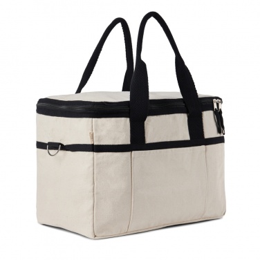 Logo trade promotional merchandise picture of: VINGA Volonne AWARE™ recycled canvas cooler basket