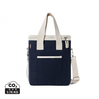 Logo trade promotional merchandise image of: VINGA Volonne AWARE™ recycled canvas cooler tote bag