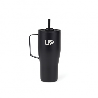 Logo trade business gifts image of: VINGA Eos voyager RCS recycled SS 800ml thermos cup