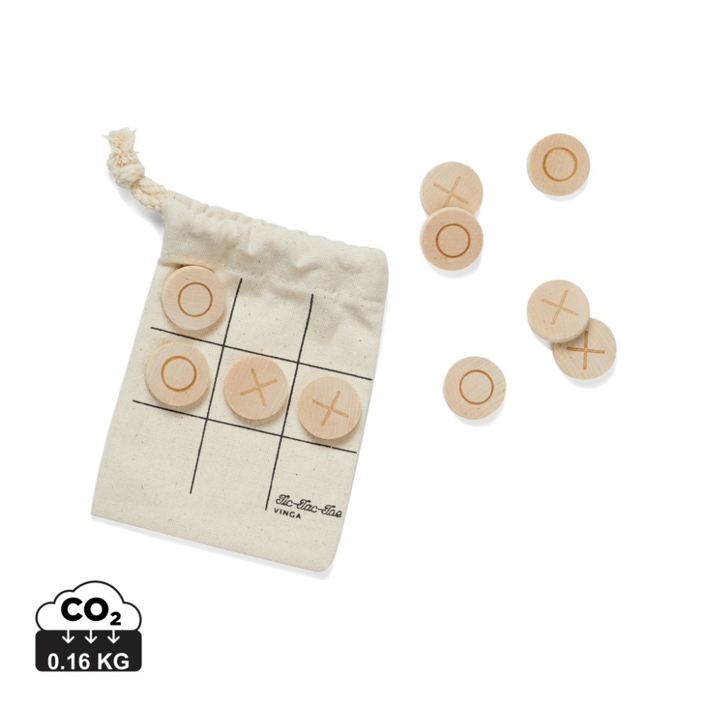 Logo trade promotional gift photo of: VINGA Tic-tac-toe mini game