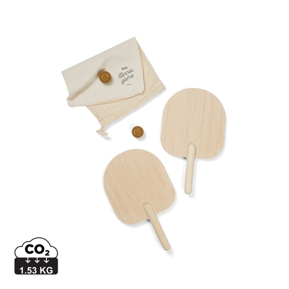 Logotrade promotional merchandise photo of: VINGA Miro beach tennis game