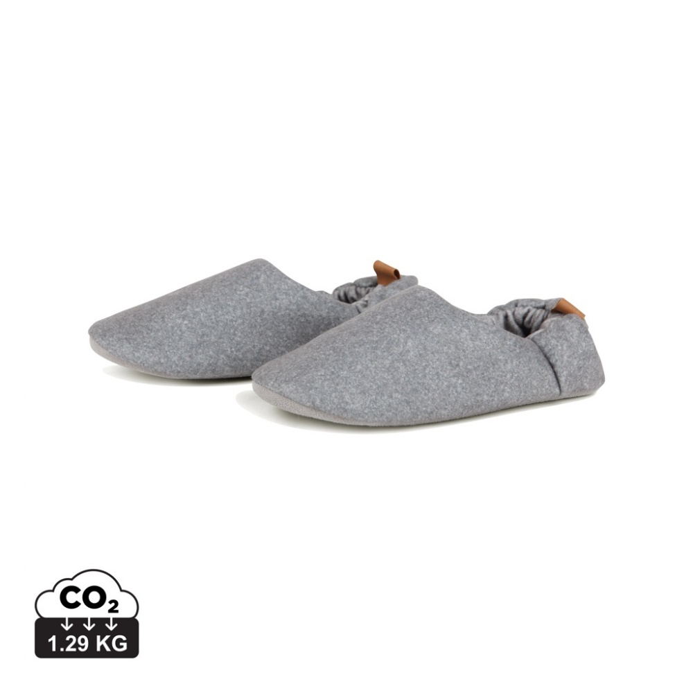 Logo trade corporate gifts image of: VINGA Moulton RCS RPET slippers S/M