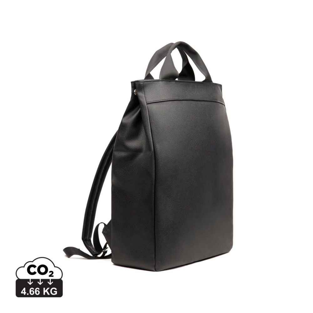 Logo trade promotional products picture of: VINGA Bermond RCS recycled PU backpack
