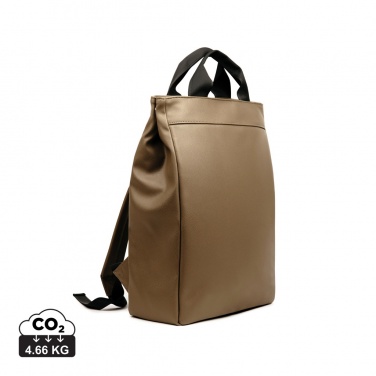 Logo trade business gift photo of: VINGA Bermond RCS recycled PU backpack