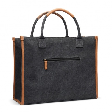 Logo trade corporate gifts image of: VINGA Bosler RCS recycled canvas office tote