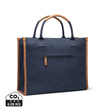 Logotrade promotional giveaway picture of: VINGA Bosler RCS recycled canvas office tote