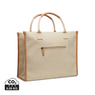 Logotrade corporate gift picture of: VINGA Bosler RCS recycled canvas office tote