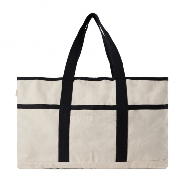 Logotrade promotional giveaways photo of: VINGA Volonne AWARE™ recycled canvas beach bag