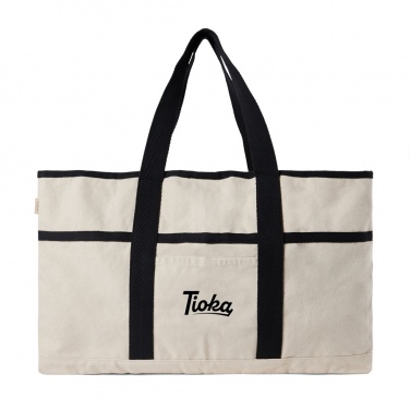 Logotrade business gift image of: VINGA Volonne AWARE™ recycled canvas beach bag
