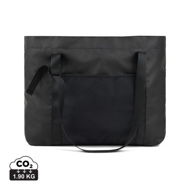Logo trade advertising products image of: VINGA Livorno GRS recycled polyester maxi tote