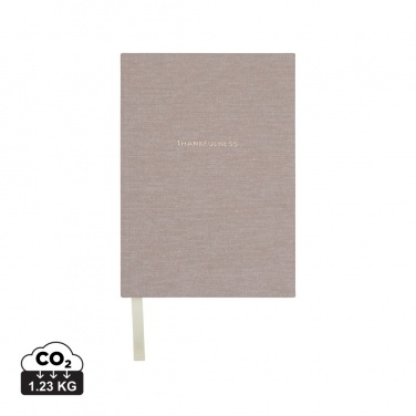 Logotrade promotional products photo of: VINGA Thankfulness GRS recycled paper journal