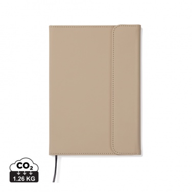 Logo trade promotional giveaways picture of: VINGA Baltimore GRS certified paper & PU notebook