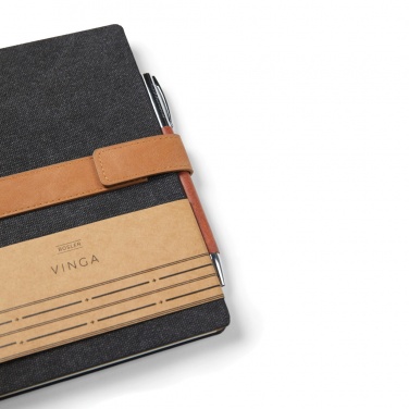 Logo trade promotional merchandise image of: VINGA Bosler RCS recycled paper notebook